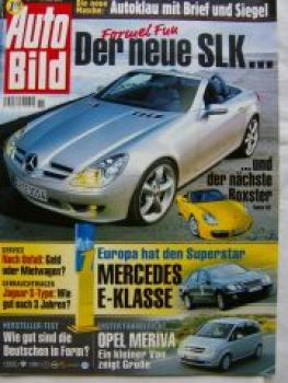 Auto Bild 11/2003 Opel Meriva,E-Klasse W211,Jaguar S-Type