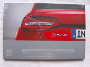 Audi RS4 Avant Buch Mai 2012 +Preisliste NEU