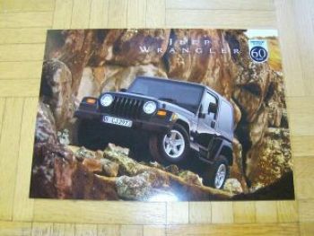 Jeep Wrangler 60years Anniversary Edition 2001 Prospekt