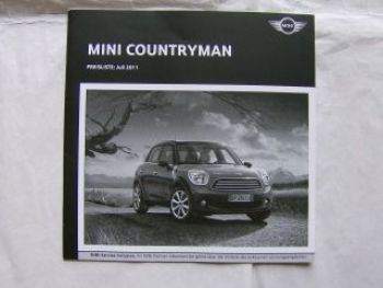 Mini Countryman R58 Juli 2011 NEU
