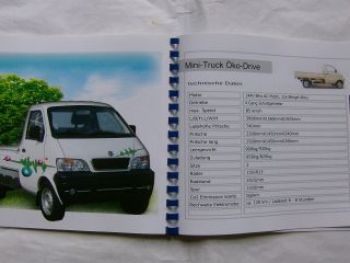DFM Mini Auto MiniTruck +Öko-Drive Prospekt NEU