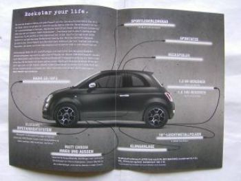 Fiat 500 Pop Star, Fiat 500 Rock Star Sonderprospekt