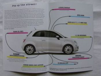 Fiat 500 Pop Star, Fiat 500 Rock Star Sonderprospekt