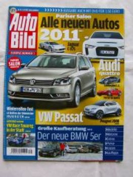 Auto Bild 39/2010 BMW 5er Kaufberatung F10,F11,F07