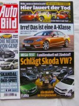 Auto Bild 7/2011 Tiguan,Roomster,Caddy,Yeti,Octavia,Superb,Fabia