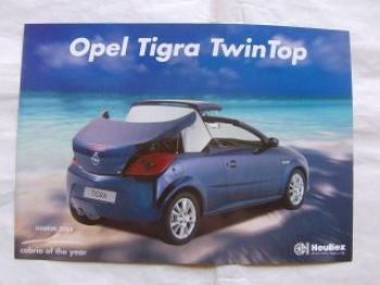Heuliez Opel Tigra TwinTop Genf 2004 Prospekt NEU