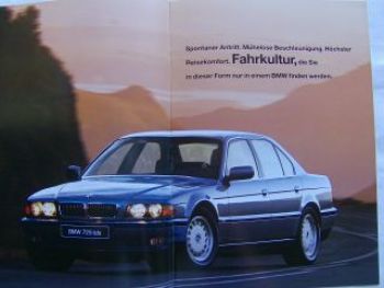 BMW 725tds E38 Propekt März 1996 NEU