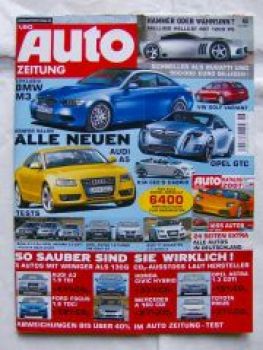 Auto Zeitung 6/2007 Citroen DS,BMW 120i E81,Antara,X3 E83