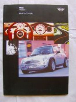 BMW Mini Cooper R50 Pressemappe Dezember 2000