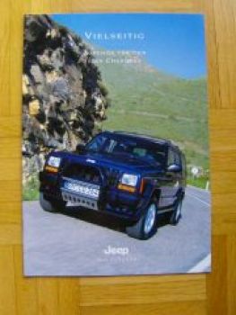 Jeep Cherokee Zubehör Prospekt 1998 NEU