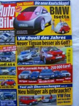 Auto Bild 47/2007 Tiguan vs. CrossGolf vs. Golf 2.0TDi,SL600,A4