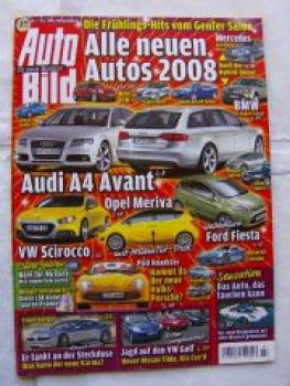 Auto Bild 7/2008 Fisker Karma,Tiida,Kia Cee`d,Golf,X3 3.0si,Ka,X
