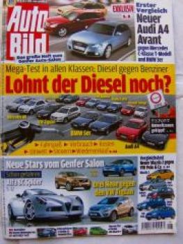 Auto Bild 8/2008 E60,Tiguan,ML,A4,Twingo,Fabia,Mondeo,Logan