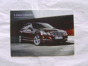 Mercedes Benz E-Klasse Limousine BR212 April 2012