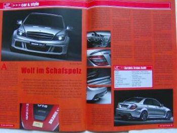 Auto Sport Fenster 1/2008 Chevrolet HHR, C-Klasse T BR204,Fiat C