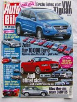 Auto Bild 32/2006 Porsche Cayman S,E63 AMG, A8 4.2TDI,320si E90