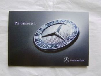 Mercedes Benz Personwagen Prospekt Mai 2012