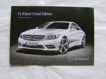 Mercedes Benz CL-Klasse BR216 Grand Edition 4.4.2012 NEU