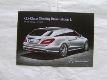 Mercedes Benz CLS-Klasse BR218 Shooting Brake Edition 1