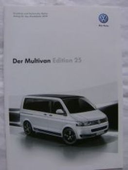 VW T5 Multivan Edition 25 Juni 2011 7HM