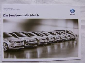 VW Sondermodelle Match 23.Dezember 2011 NEU