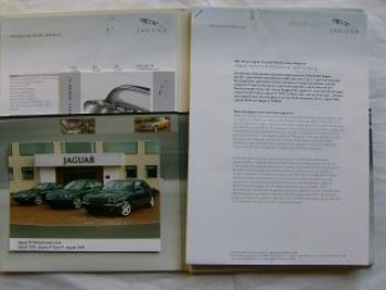 Jaguar XJ Pressemappe X350 +Fotos  +XJ6 Serie III