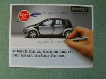 Smart forfour for me  A5 Prospekt Sondermodell