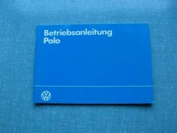 VW Polo Coupe Betriebsanleitung 1983