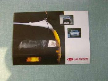 Kia Motors Gesamtprospekt 1994 A5 Prospekt