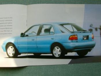 Kia Motors Gesamtprospekt 1994 A5 Prospekt