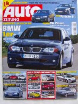 Auto Zeitung 5/2004 Covini C6 W, Volvo V50,Gallardo,Viper SRT-10