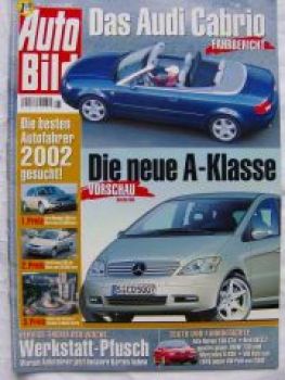 Auto Bild 5/2002 Audi A4 Cabrio, Alfa 156GTA, Fiat Multipla Bipo