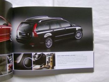 Volvo V50 September 2011 Prospekt NEU