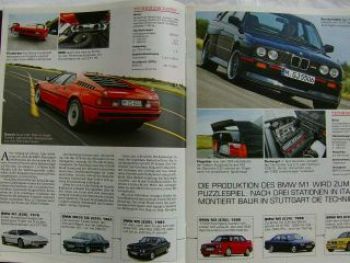 AMS Spezial 40 Jahre BMW M GmbH M3 E30,850CSi E31,M3 CSL E46
