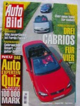 Auto Bild 23/2001 Renault Mègane Cabrio,306 Cabrio,Astra Cabrio
