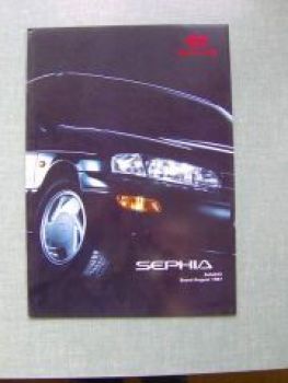 Kia Sephia Zubehör Prospekt 8/1997+Preisliste 4/1998