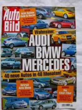 Auto Bild 1/2005 Ford Fiesta ST,A6 quattro,X3,Panda 4x4,Tucson,
