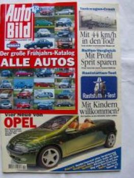 Auto Bild 14/1995 Golf Cabrio TDi,A6,Alfa 164,BMW 525tds E34