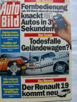 Auto Bild 44/1993 Renault 19,S420 W140,Cadillac Seville STS