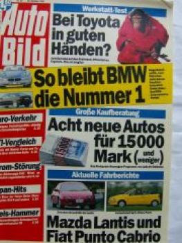 Auto Bild 43/1993 Fiat Punto Cabrio, Mazda Lantis,