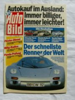 Auto Bild 34/1993 Isdera Commendatore 112i,Fiat Panda
