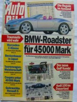 Auto Bild 25/1993 Golf III TD,Trike,Renault 5,Audi 100 2.8E C4 D