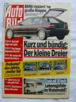 Auto Bild 22/1993 C220 W202 vs. Audi 80 2.6E vs. BMW 320i E36