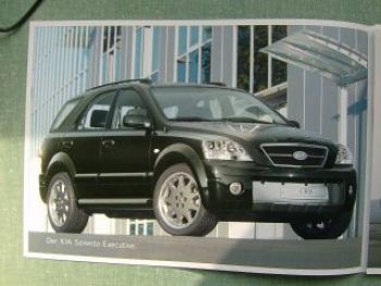 Kia Executive Modelle 2004 Prospekt +Preisliste