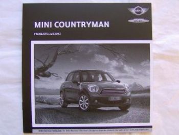 Mini Countryman R58 Juli 2012 NEU