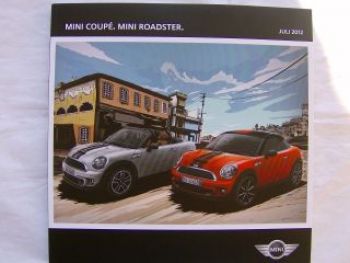 BMW Mini Coupè R59 +Roadster R58 Juli 2012 NEU