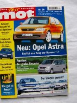 mot 20/1996 V-Klasse vs. Sintra vs. Sharan,Skoda Octavia