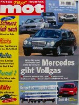 mot 8/1996 Volvo S40 vs. Opel Vectra,Audi A4,Starlet