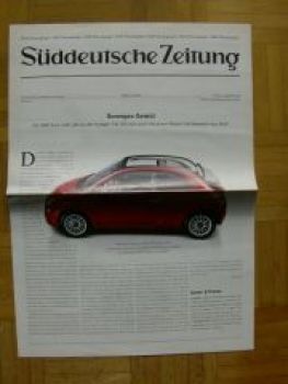 Süddeutsche Zeitung 7.7.209 Fiat 500 C Sonderdruck