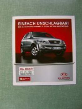 Kia Sorento Dynamic 2.5CRDi mit WM-Ausstattung Prospekt